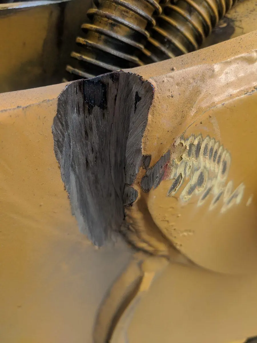 A worn gear, the kind of part people send in to be remade
