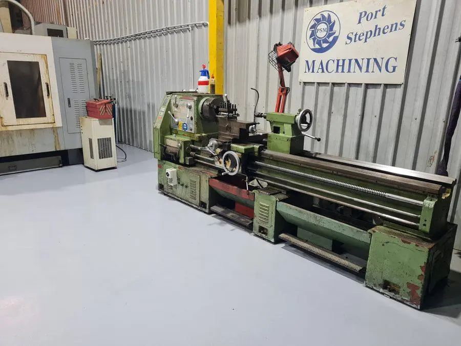 Inside the workshop at 12 George Road, Salamander Bay