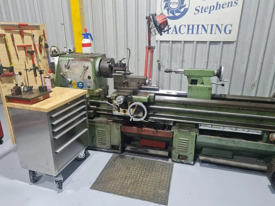 Inside the Port Stephens Machining workshop at Salamander Bay