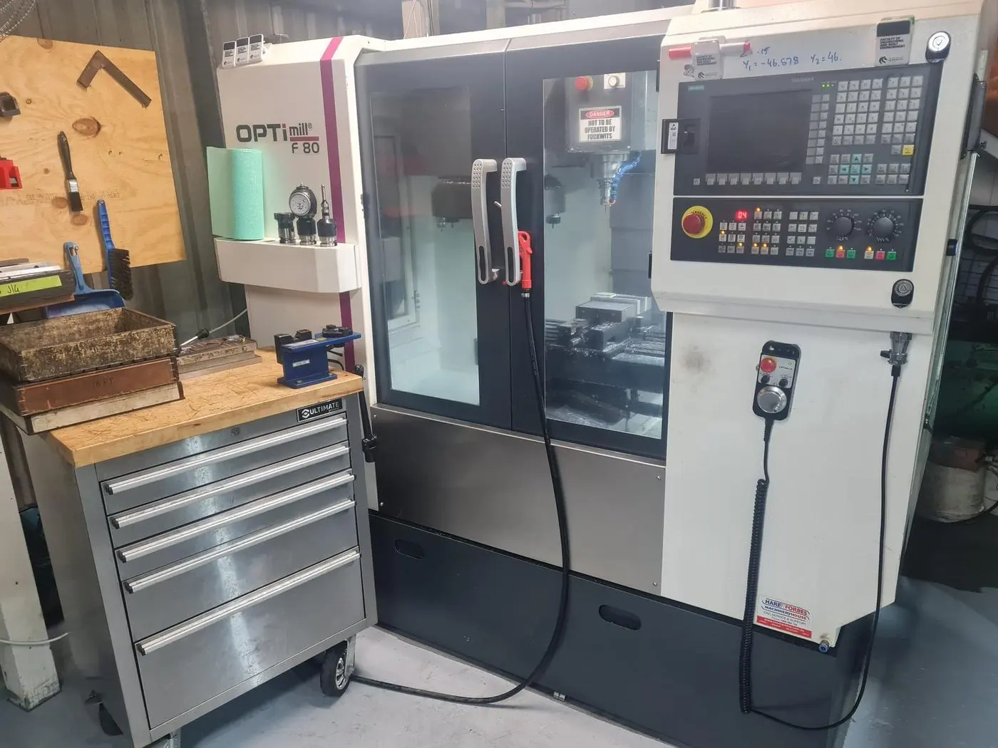 The CNC lathe and its control at Port Stephens Machining