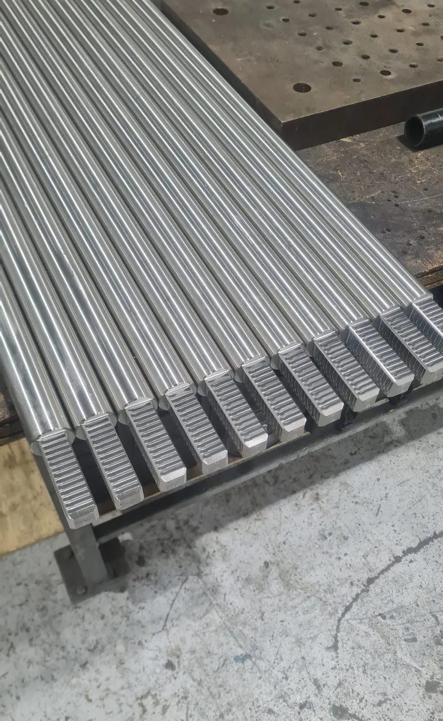 A batch of turned pins
